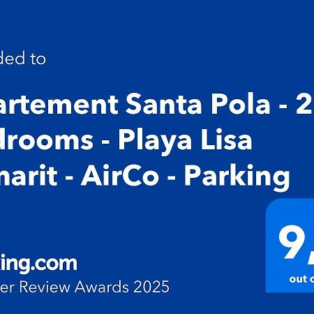 Apartement Santa Pola - 2 Bedrooms - Playa Lisa Tamarit - Airco - Parking Bagian luar foto